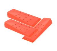 VICASKY 3 pièces Cales Abattage à Pointes Orange Coin de Fente pour Coupe Arbres Outil de Menuiserie et Accessoire Abattage Robuste et Léger