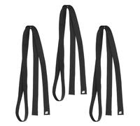 VICASKY 3 Pièces Ceinture Taekwondo Noire Équipement de Combat et Entraînement Arts Martiaux pour Garçons et Filles Ceinture de Karaté et Judo Polyvalente avec Identification de Grade