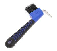 VICASKY 3 Pièces Cure Pied et Brosse pour Chevaux avec Poignée Antidérapante Outil de Toilettage Robuste et Accessoire Équestre pour Nettoyage des Sabots Couleur