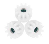 VICASKY 3 Pièces de Mécanisme D’Engrenage de Balai à Franges Blanc Composants de Rechange Compatibles avec Balais à Franges Populaires Système Robuste et Rotation Fluide pour Nettoyage