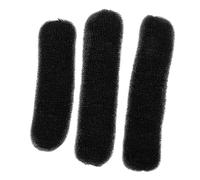 VICASKY 3 Pièces Dispensateur De Cheveux Cachette De Boucle Forme Fabricant De Petits Pains Torsadés Mariage Chignon Ancien Coiffure Tresser Désordonné Épingles Humain Spa En Tissu Noir