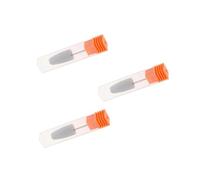 VICASKY 3 Pièces Embout Silicone pour Ponceuse Ongles Tête de Meulage Manucure Pédicure Petite pour Éliminer Peau Morte Compatible Perceuse Ongles Électrique