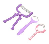 VICASKY 3 pièces Épilateur Facial à Ressort Portable pour Femmes Épilation Douce et Précise Design Antidérapant Petit et Léger pour Visage et Corps Utilisation Couleur Couleur Aléatoire