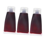 VICASKY 3 Pièces Fake Blood Set Safe Skin Friendly Thick Fake Blood For Halloween Prank Vampire Clothes