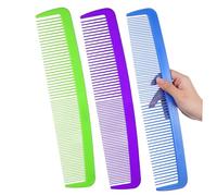 VICASKY 3 Pièces Grand accessoire de peigne taquinerie faire la fête forme multipack peigne géant drôle fournitures de fête farce cotillons d'halloween Plastique
