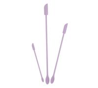 VICASKY 3 pièces Mini Spatules Silicone pour Cosmétiques Lot de Outils Durables pour Crème Lotion et Sérum Spatules Petites et Faciles à Nettoyer pour Flacons Étroits