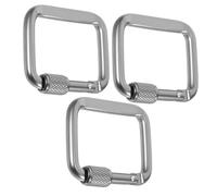 VICASKY 3 pièces Mousquetons Multifonctionnels pour Randonnée Camping Sécurisé Clip Porte Clés pour Bouteilles et Accessoires Extérieurs
