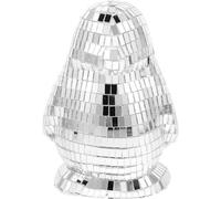 VICASKY 3 Pièces Ornement Pingouin Miroir Disco Argenté en Écume pour | Décor Animal Moderne, Surface Réfléchissante Lisse, Charme Contemporain, Idée Festive pour Noël et Soirées