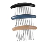 VICASKY 3 Pièces Peigne à Torsader Accessoires Coiffure Femme Peignes Latéraux Plastique pour Coiffure de Frange et Cheveux Égarés Sans Dommages