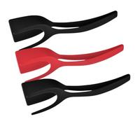 VICASKY 3 pièces Pince Cuisine Silicone avec Tête Antidérapante Multifonction pour Barbecue Cuisson et Retournement des Aliments Résistante et Protégée pour Usage Intérieur et Extérieur