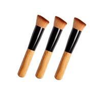 VICASKY 3 Pièces Pinceaux de Maquillage Professionnel Set de Pinceaux pour Fond de Teint Fard à Joues et Outils de Maquillage Pratiques pour Look Naturel et Couleur