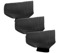 VICASKY 3 Pièces Poche Ceinture de Jambe Élastique Étanche pour Téléphone Portable Maintien Antichoc pour Course à Pied Jogging et Fitness Compatible Tours de Cuisse Noir