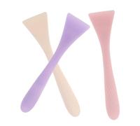 VICASKY 3 Pièces Silicone Facial Mud Spatula Brush Soft Mask Applicator For Sensitive Skin Lotion Application Portable Skincare Tool In