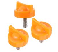VICASKY 3 Pièces Vis de Presse-agrumes pour Remplacement de la Machine Orange Électrique, Plastique Orange, Réduction du Bruit, Réduction de l’Usure, Accessoires pour Extracteur d'Oranges