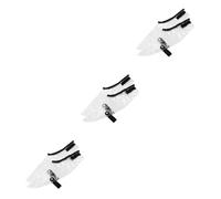 VICASKY 3 Protège Chaussures Coiffeur Imperméable Antidérapant Réutilisable Cape Salon Coiffure Transparente Couvre Chaussures Barbier Résistant à Lusure Accessoire Professionnel