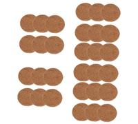 VICASKY 30 Pièces Tapis Nid pour Pigeons Fibre de Naturelle Coussin Nidification Respirant et Tapis Ronds pour Nids de Perruche et Petits Oiseaux Protection Confortable pour Œufs et