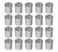 VICASKY 30 pistons à ressort à bille à tête ronde, ajustement serré, | Poussoir à bille en acier inoxydable élastique 15N sans palier pour pinces de porte, placard et meubles