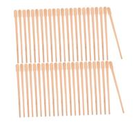 VICASKY 300 pièces Bâtonnets de Cire Bois pour Épilation Nez et Sourcils Applicateurs Précis Sachet Portable Accessoires Cire pour Soins Beauté et Épilation Ciblée