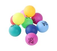 VICASKY 30pièces Lot de Boules De Loterie Plastique Numérotées Petites Boules De Jeu Accessoires pour Événements