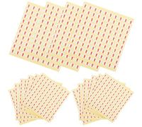 VICASKY 3200 Pièces Autocollants Flèche Rouge Amovibles 10mm en Papier | Indicateur de Défaut pour Contrôle, Atelier de Réparation, Colle sur Toutes Surfaces, Lot Pratique Couleur Aléatoire
