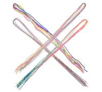 VICASKY 36 pièces Hair Wraps Braided Ropes For Gradient Hair String For Braids And Dreadlocks