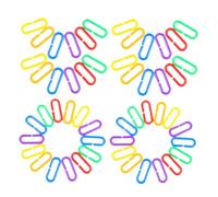 VICASKY 360 pièces Chaîne Géométrique Éducatif Plastique Coloré pour Garçon Fille Apprentissage Cognitif Jeu Bricolage Éveil Manuel pour École et Cage à Oiseaux