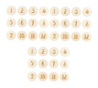 VICASKY 36pièces Cartes De Mois De Naissance Pour Garçon Fille De Accessoires De Photographie Créatifs Pour Célébrer Les Jalons De Infant Design Avec Dentelle