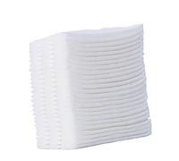 VICASKY 3paquets Coton Démaquillant Disques Non Tissés Trois Couches Éponge Faciale Pratique Blanc Accessoires De Maquillage