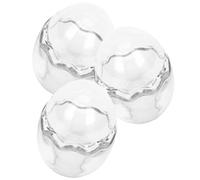 VICASKY 3pcs Coupelles à Pudding en Verre Forme Œuf, Capacité 100ml, Fabrication Soignée et Sécurisée, pour Pâtisserie et Desserts en Centre Commercial