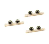 VICASKY 3pièces Bandeau Élastique Pour Garçon Fille Avec Yeux De Grenouille Accessoire De Cheveux Adorable Pour Fêtes De Noël Look Amusant Et Confortable