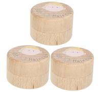 VICASKY 3pièces Boîte à Souvenirs De Cheveux Pour Organisateur Bois Pour Première Coupe De Cheveux Comme De Baptême Et Personnalisable Pour Garçons Et Filles