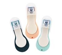 VICASKY 3pièces Coupe- Pour Bébés Outils De Soins Des Avec Bords Arrondis Ciseaux Sécurisés Pour Nourrissons Édition Colorée