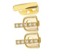 VICASKY 3pièces Dents Ensemble De Buccales Hip-hop Décoration Cosplay Accessoires De Fête Capuchons Dentaires Multi-usages Pour Événements Sociaux