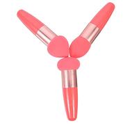 VICASKY 3pièces Éponges à Maquillage Cœur Stylos Maquillage Portables Femmes Accessoires Applicateurs Économiques