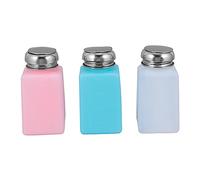 VICASKY 3pièces Flacon Presse-dissolvant De Vernis à Ongles Pompe à Pression Lot pour Imbiber Et Tige