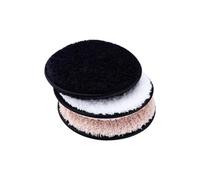 VICASKY 3pièces Houppette Démaquillante Visage Lavable Tampon Démaquillant Nettoyant Coton Houppette Maquillage Pour Peau