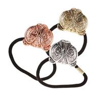 VICASKY 3pièces Lot De Élastiques à Cheveux Avec Tête Ours Accessoires Pour Cheveux Pour Femmes Et Filles Bandeaux Élastiques