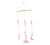 VICASKY 3pièces Mobile Éléphant Avec Boules Feutre Carillon Suspendu Décoratif Pour Chambre Et Lit De Pour Naissance Anniversaire Et Fêtes