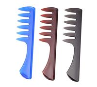 VICASKY 3pièces Peigne à Spray pour Cheveux Hommes à Dents Larges avec Organisateur de Laque pour Coiffure et Massage du Chevelu