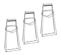 VICASKY 3pièces Pince Anti-brûlure Acier Inoxydable Élévateur pour Plats Chauds Pinces Multifonctions pour Assiettes Bols et Plateaux Accessoire Cuisine Sûr et Pratique