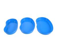 VICASKY 3pièces Plateau Forme de Rein Distributeur de Pilules Plateaux pour Médicaments Plateau de Présentation pour Chariot