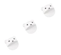 VICASKY 3pièces Verrou De Sécurité Anti-basculement Pour Meubles Kit Ancrage Pour Garçon Fille Avec Motif Ours Carton Blanc Protège Garçon Fille Et Animaux De Compagnie Les Chutes De