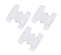 VICASKY 3pièces Verrou De Sécurité Pour Garçon Fille Autocollant Pour Réfrigérateur Et Anti-accident Facile à Installer Blanc