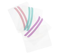 VICASKY 4 Coussinets Silicone Réutilisables pour Rehaussement de Cils Lifting Yeux Rides Tenseur Dangles Oculaires Lot Multicolores Rose Bleu Transparent