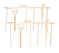 VICASKY 4 Dents 5 Dents Courbées Râteau à Engrenages et Tampons à Sable Kit Complet pour Création de Jardins de Sable Zen de Table Accessoire pour Contemplation et Décoration Intérieure