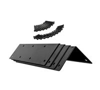 VICASKY 4 Ensemble Support Angle Acier Épais pour Lit de Jardin Surélevé Kit Fixation Stable pour Meubles Tables et Étagères Facile sans Découpe