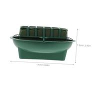 VICASKY 4 Ensembles Cemetery Flower Holder with Foam and Mud Tray Wind Resistant Floral Saddle for Outdoor Memorials Stable Grave Decoration for Fresh Flowers