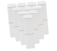 VICASKY 4 Ensembles Tube De Rouge À Lèvres Filles Conteneurs Tubes À Lèvres Mini Vide À À Conteneur À Contenant De Brillant À Abdos Blanche 10 Pièces * 4