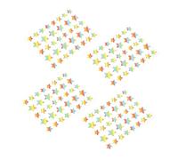 VICASKY 4 Feuilles Patch de protection contre l'acné correctifs patchs pour fille patchs en forme d'étoile Patches de bouton de couleur chair patchs de boutons en forme d'étoile Hydrogel