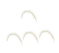 VICASKY 4 Pièces Bandeau Mariée et Perles Faux Cristal Doré Accessoire Cheveux Femme pour Mariage Fête Élégant Headband Rhinestone Wedding Headpiece Hairbands
